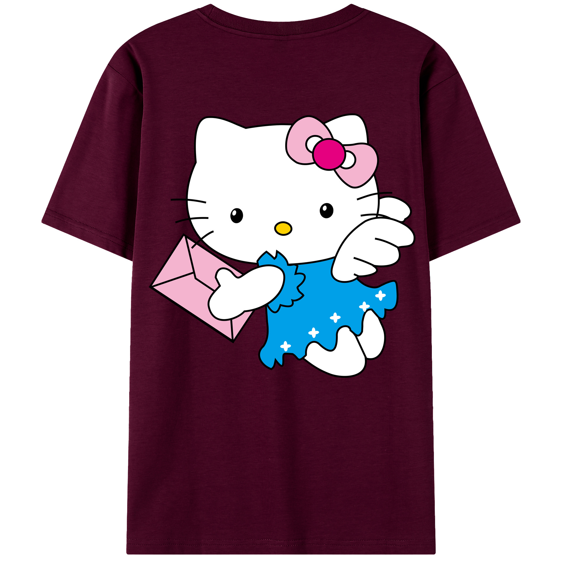 （画像用） Hello Kitty ハローキティ レディース半袖Tシャツ(バックプリント)